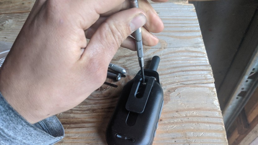 radioddity fs-t2 - while the belt clip worked pretty well, we had to dig up the right...