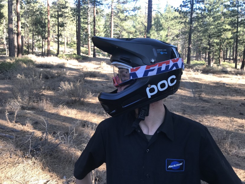 poc coron air spin - the coron air spin has a break-away visor that is intended to break...