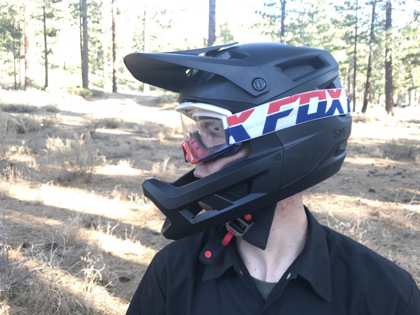 smith mainline mips - the visor was a perfect length and width.