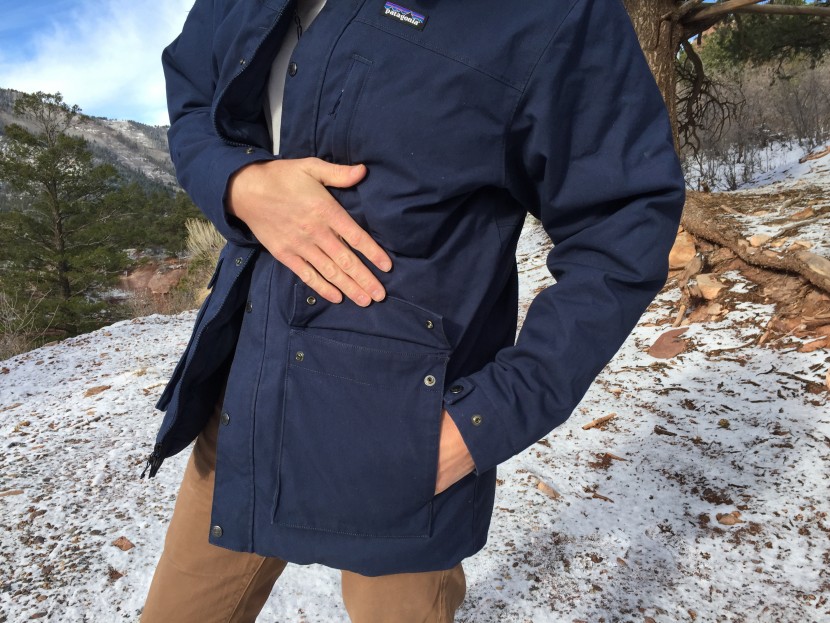 patagonia maple grove parka - the pocket arrangement on the maple grove is comfortable and useful...
