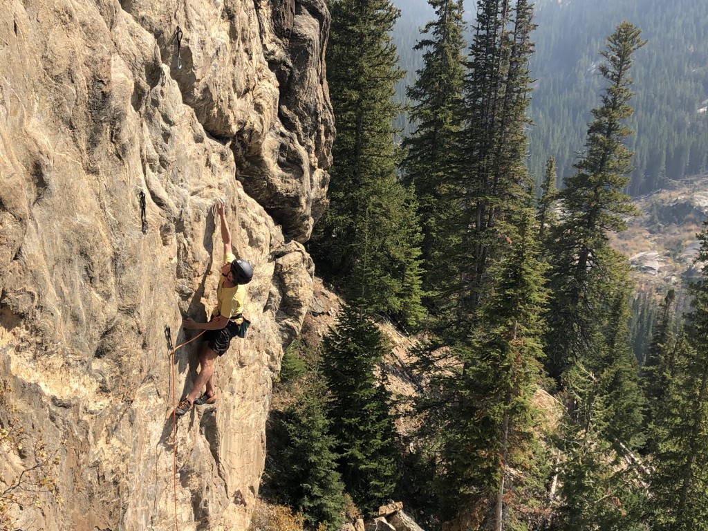 black diamond vision mips - testing our the vision mips on the fantastic granite of independence...