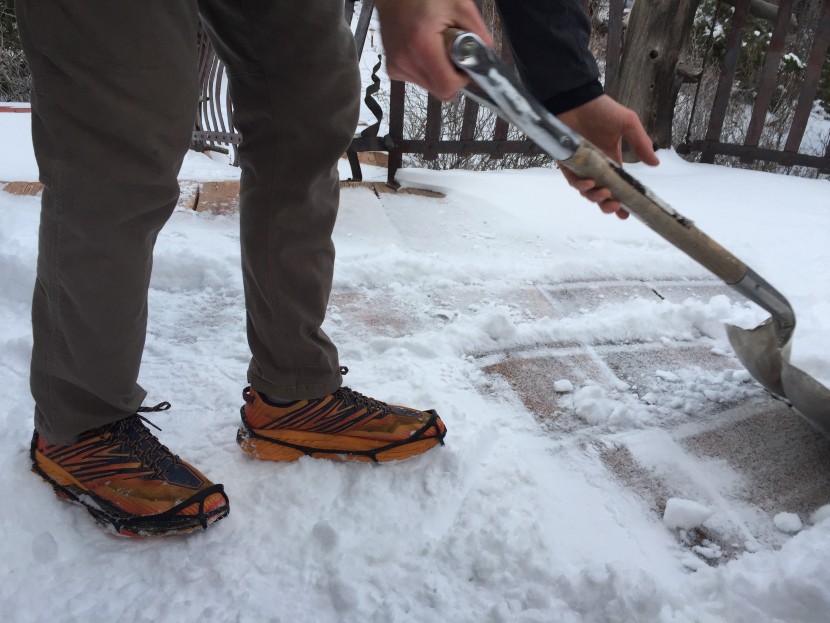 snow grips - the yaktrax walk can be used on both sneakers and winter boots, and...
