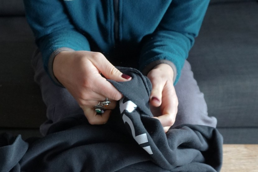 after many washes and wears, we inspected each pair of pants, inside...