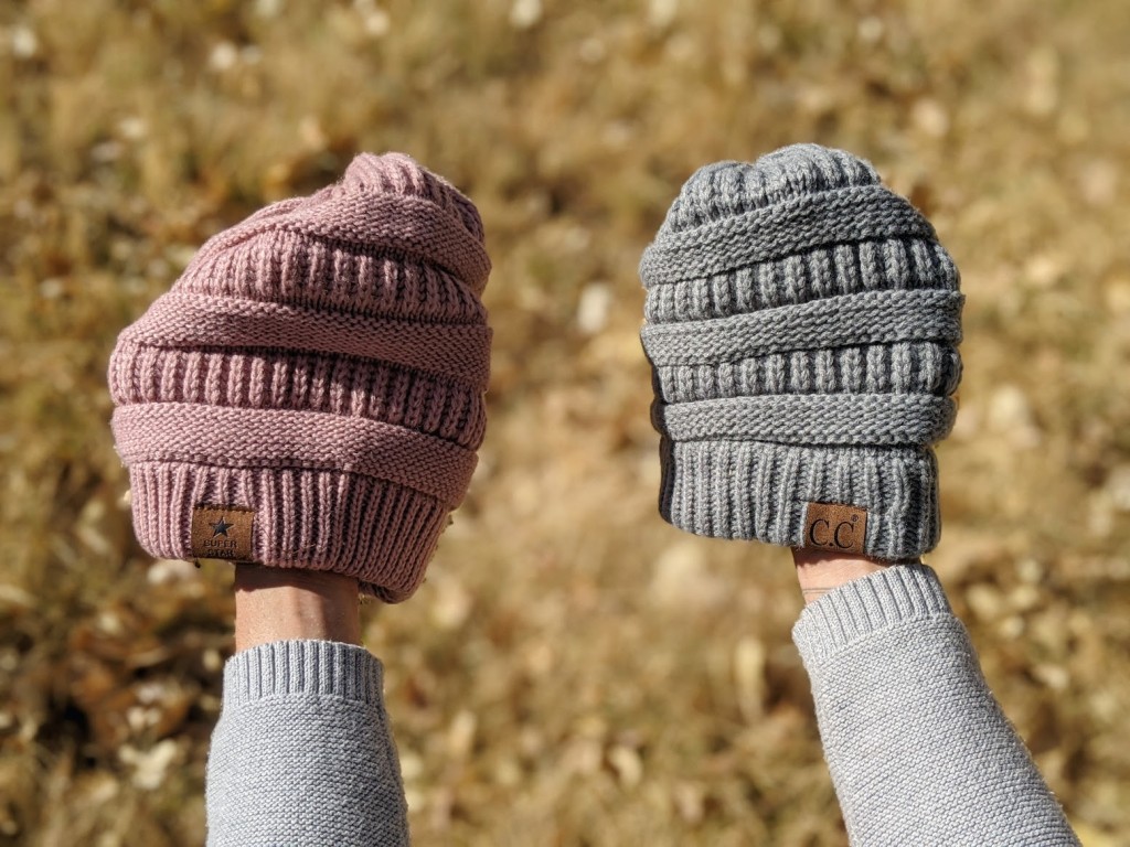beanie womens - these two are almost identical.