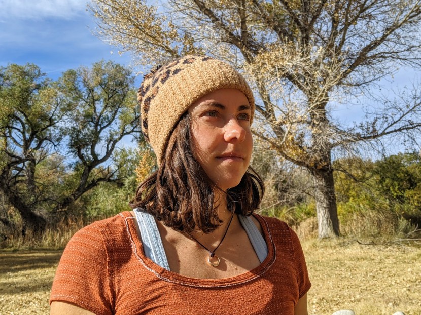 beanie womens - if you're into patterns, this leopard print beanie is for you!