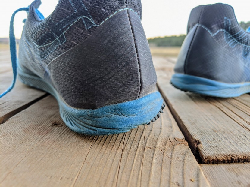 altra vanish r - the compression of the eva-foam outsole is obvious after running...