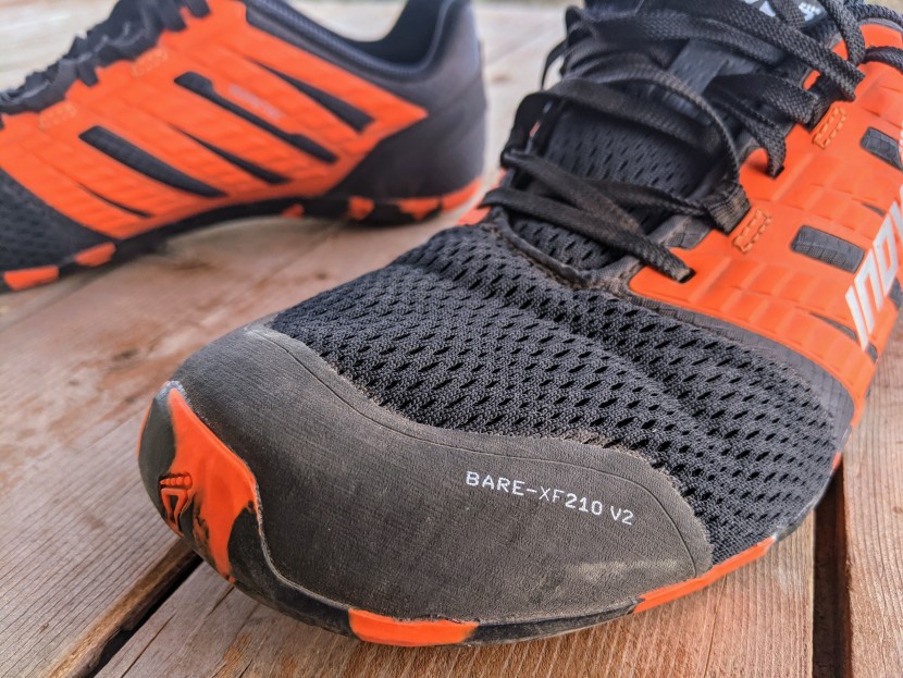 inov-8 bare-xf 210 v2 - designed with a rand like a climbing or approach shoe, you can go...