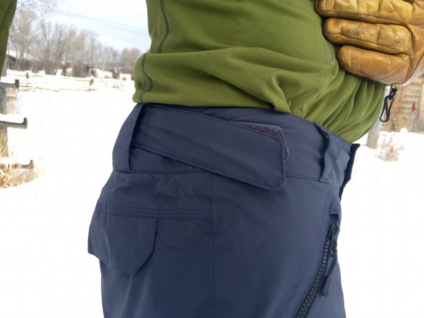 elastic, velcro tabs provide waist tightness adjustment.