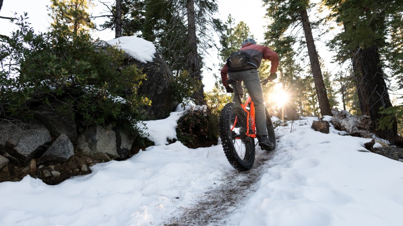 fat bike - the trek farley 7 isn't lightweight, but its traction is impressive...