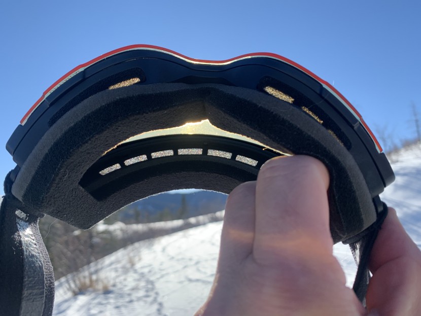 zeal portal rls - the portal's triple layer foam and the upper and lower vents...