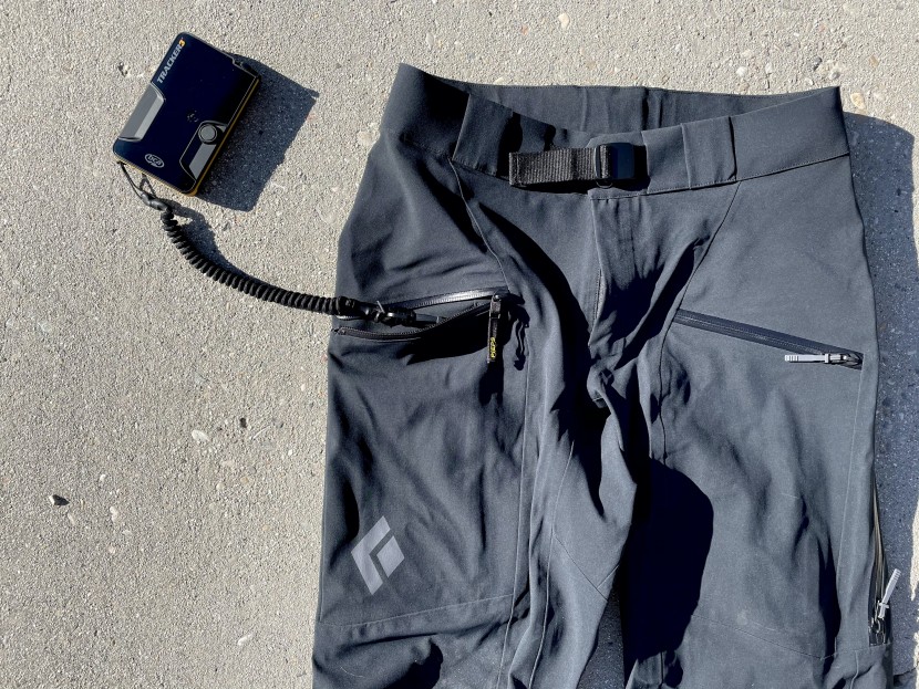 the beacon specific pocket is articulated to provide extra room and...