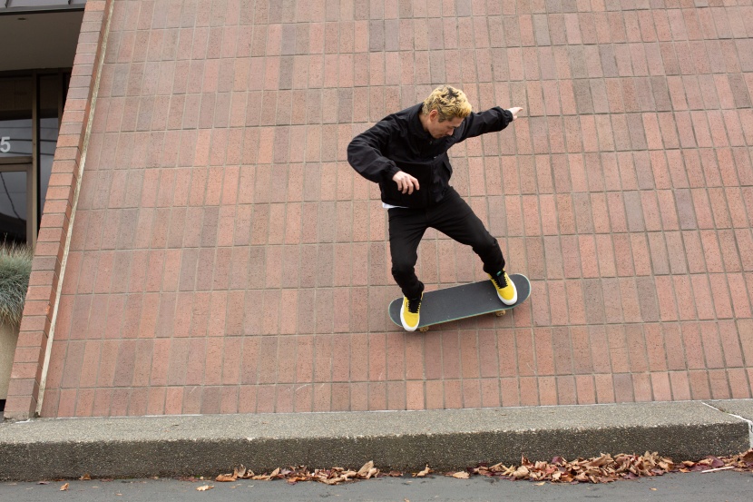 the vulcanized sole on the emerica pillar provides excellent grip...
