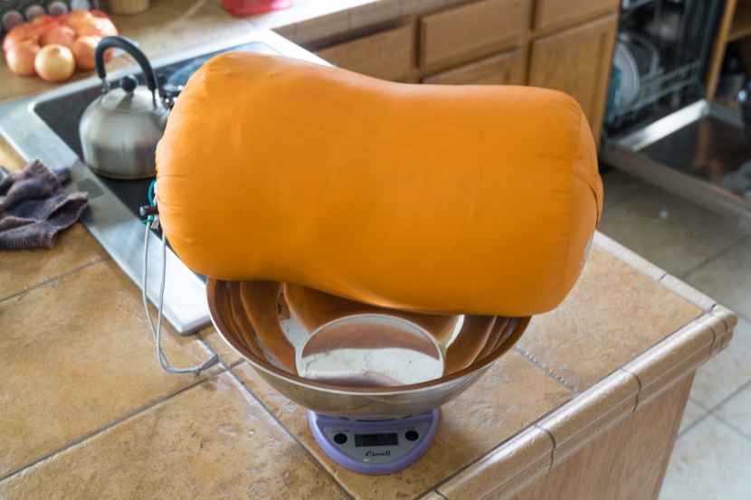 rei co-op down time 0 - weigh in at 3.87 lbs, this bag is heavier than we'd like for long...