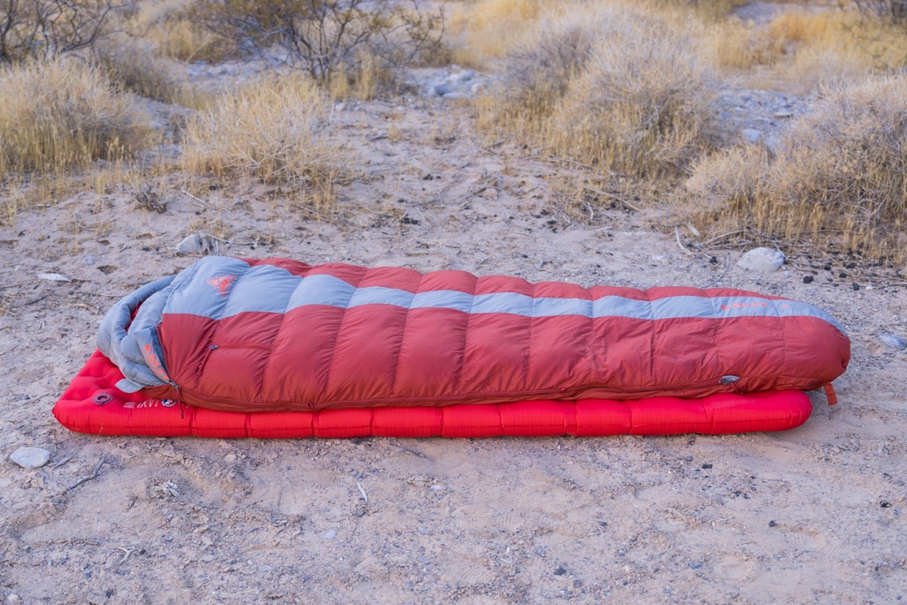 kelty cosmic 0 - this bag is warm, lofty, and affordable, but also quite heavy.