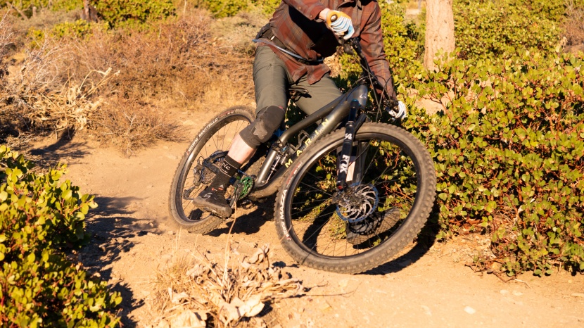 five ten trailcross lt - this shoe remains comfortable while tip toeing across a log over a...