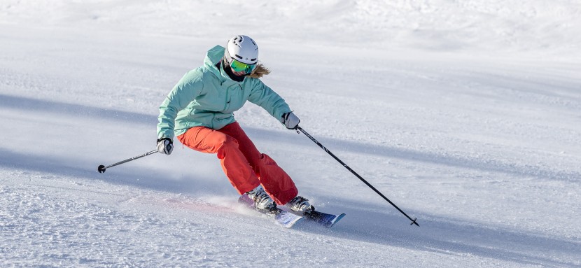 icelantic riveter 95 for women - the solid edge-hold surprised us for such a relatively soft ski, and...