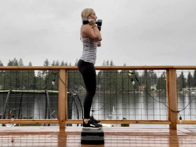 exercise step platform - we were very happy with how many steps were strong enough to support...