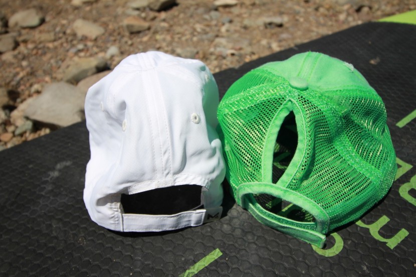 hat womens - while the cc distressed baseball cap does have a ponytail hole, it...