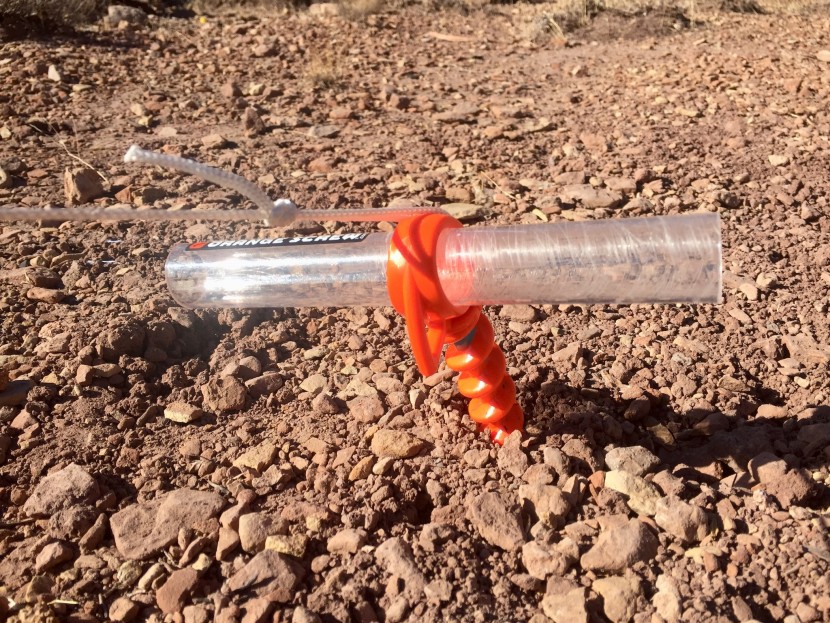 tent stakes - the orange screw's natural flexibility works to its advantage as it...