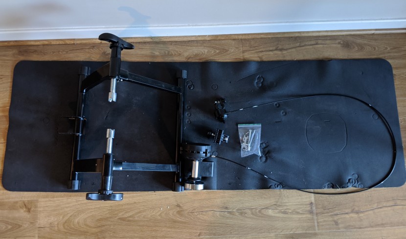 fdw bike trainer - barring clamp issues, this is a minimalist, easy to manage trainer...