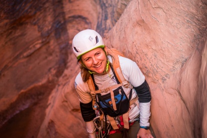 Hayley Walker found in her preferred habitat.