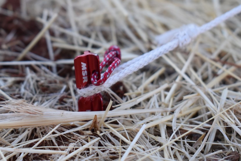 the msr mini excelling in a hard ground placement.