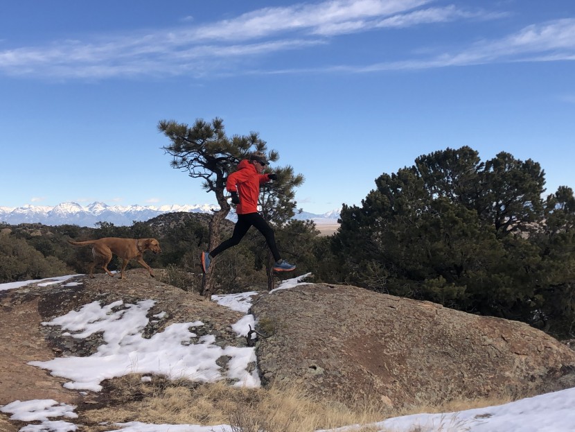 hoka challenger atr 6 - feeling light and nimble running across volcanic slick rock in the...