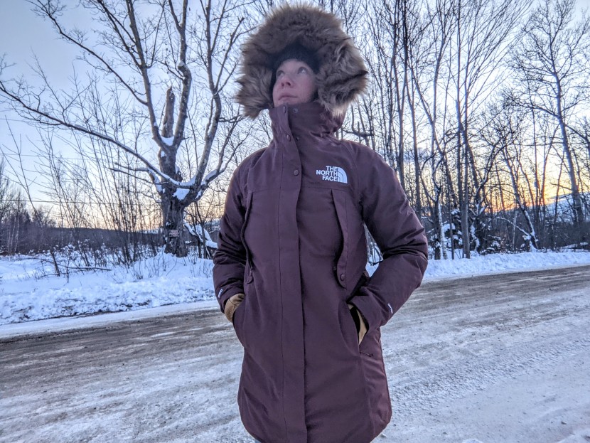 the north face outer boroughs parka for women - the shoulders are pretty snug, which really cuts into this jacket's...