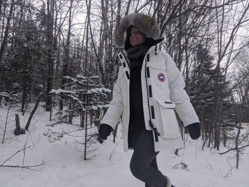 canada goose expedition heritage parka for women - we often kept the expedition parka unzipped to regulate its extreme...