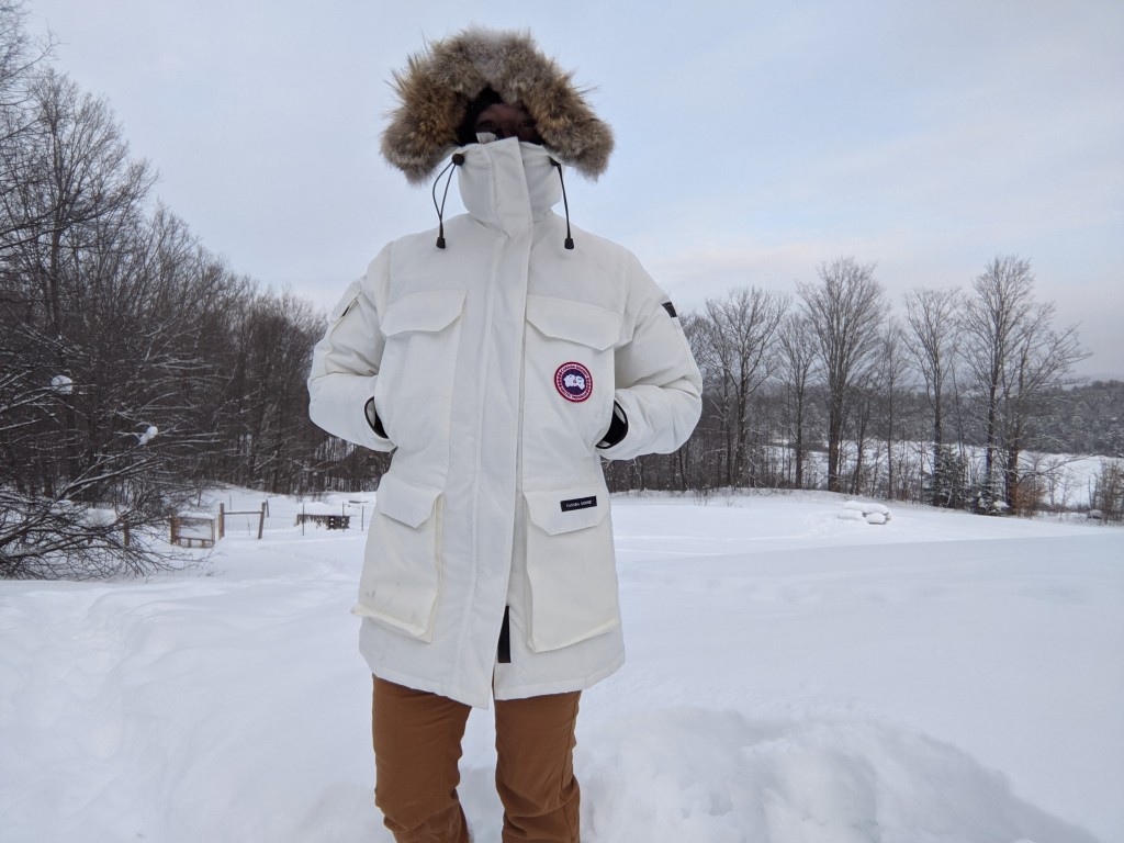 canada goose expedition heritage parka for women - slap on a pair of goggles, and you'll have little to no skin exposed.