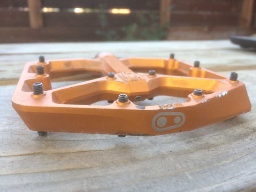 crankbrothers stamp 7 - the concave shape means the edges of the platform are thicker than...