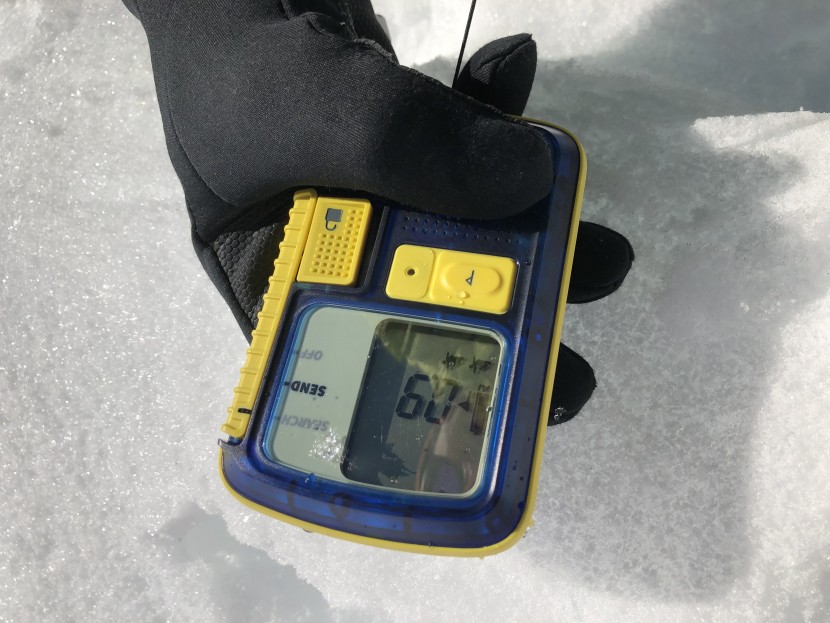 pieps powder bt - the powder bt also uses an intuitive display for its multiple burial...