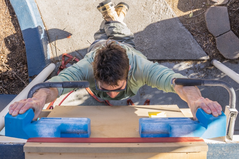 the layout of the training center has bilateral symmetry which is...