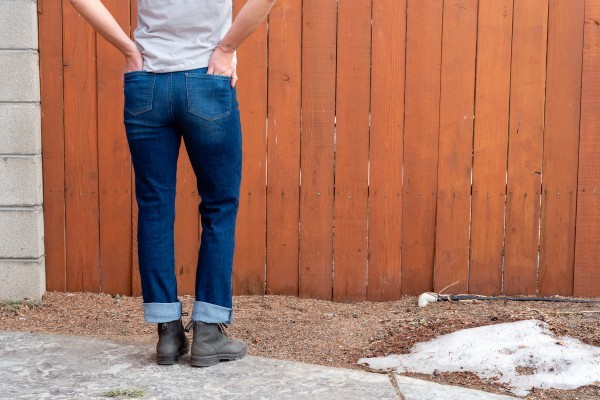 jeans womens - a classic, roll-up straight leg pant that can be dressed up for...