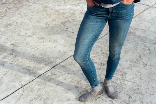 jeans womens - the levi's 711 skinny are so tight on the calves that we had a hard...