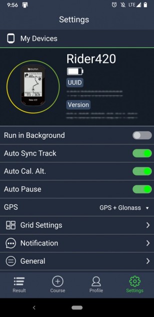 one of the cool things about the rider 420 is its ability to use...