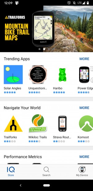 garmin edge 530 - you can find everything from navigation to notes to games in here...