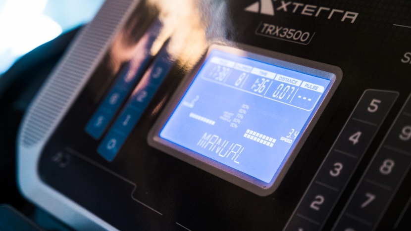 xterra fitness trx3500 - the console has a good-sized display that's easy to read, along with...