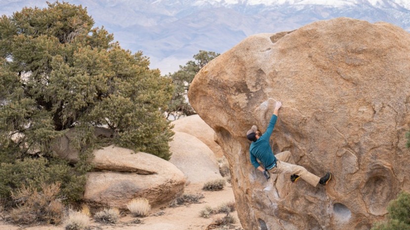 the sticky rubber and stiff midsole of the tx guide makes climbing...