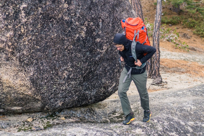 this is what approach shoes were originally designed for, hiking and...