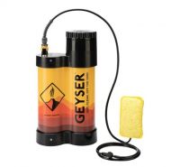 geyser systems with heater