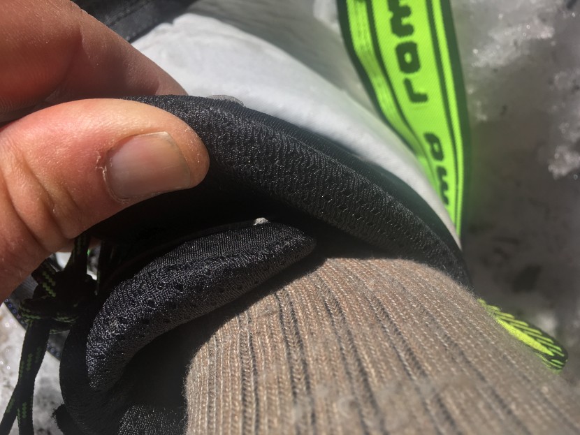 lowa alpine ice gtx - the thick inner boot gives more calf support for steep ice and (we...