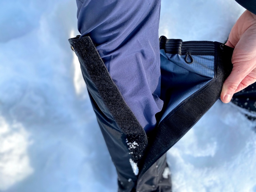 rab muztag gtx - the gore-tex material that makes up the bulk of these gaiters feels...