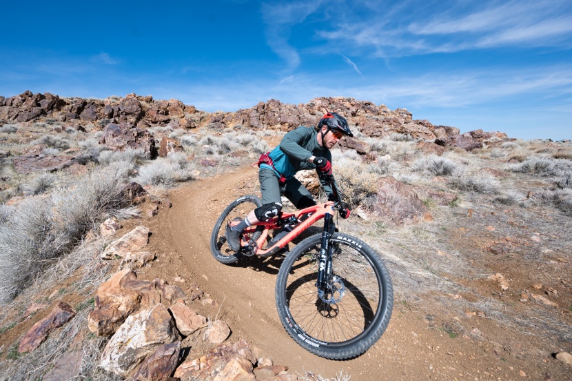 mountain bike shoes - the only real way to test mountain bike shoes is by riding in them...