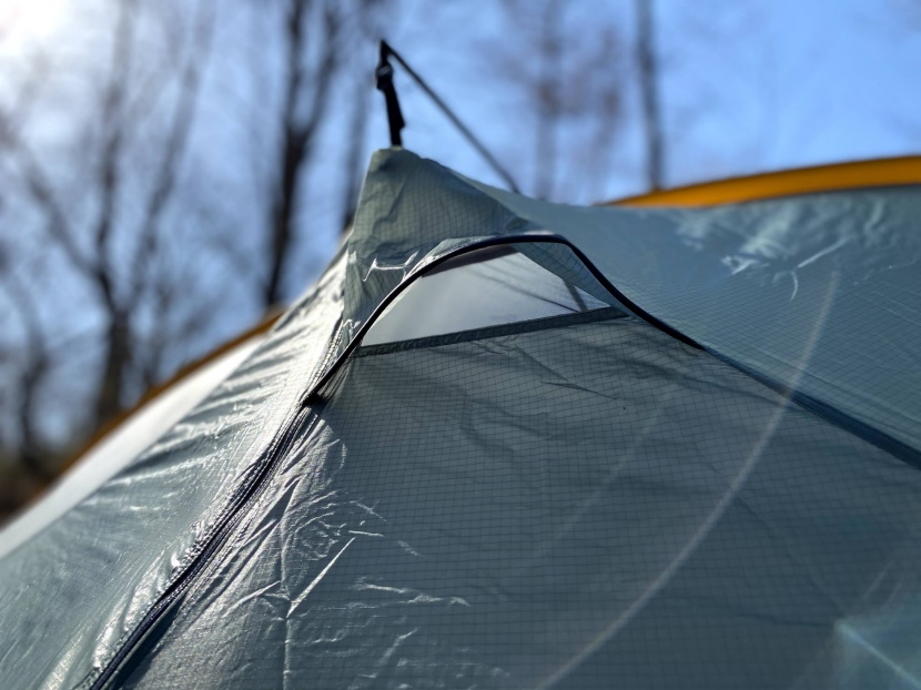 tarptent double rainbow - the two top vents are on the small side and open up over the...