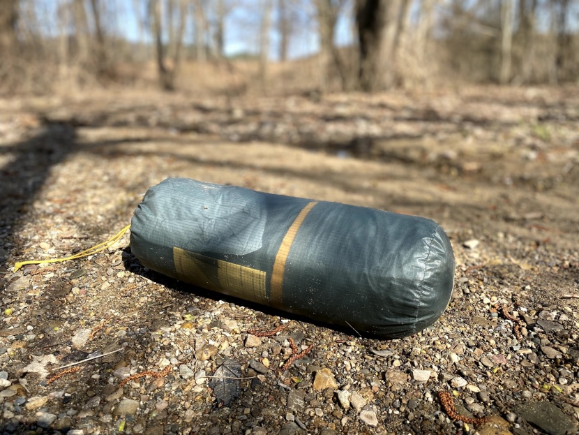 tarptent double rainbow - the tent packs down small in its stuff sack. because it has so few...