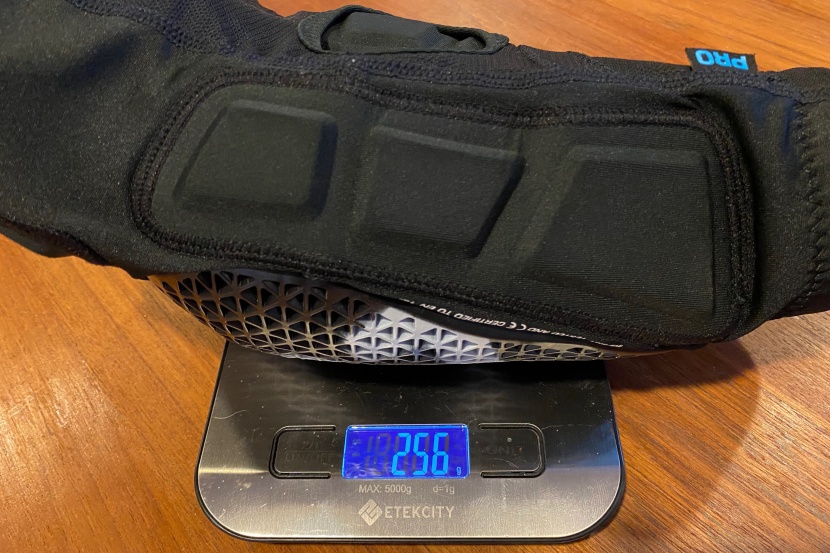 we weight each set of knee pads for consistency.