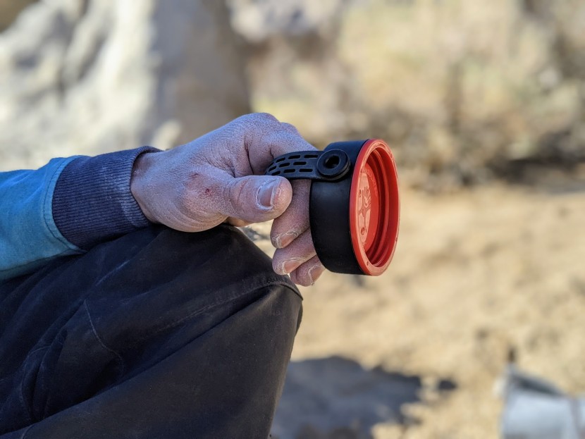 hydro flask lightweight wide mouth trail series - this simple cap is easy to clean, especially with a bottle brush.