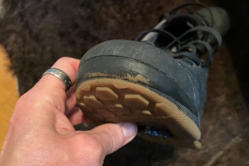 specialized 2fo roost clip - the only real damage, if you even want to call it that, we noticed...
