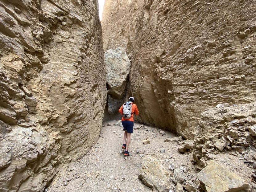 scarpa rush low gtx - trekking through the deep slot canyons of death valley we were happy...